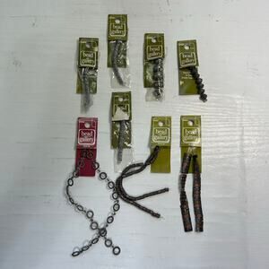 Bead Gallery Metal Spacer Bead Findings Lot NOS 8 Packs